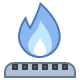 Image of a gas stove icon